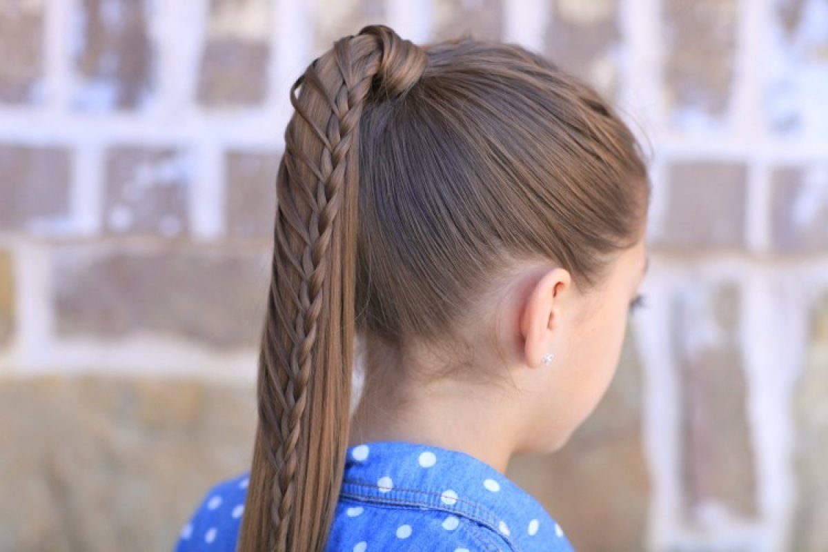 Легкие прически самой себе за 5 минут в школу на длинные волосы
