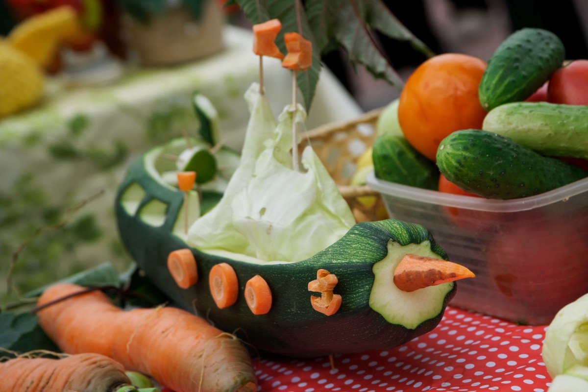 Поделки из овощей и фруктов для детского сада: 4 мастер-класса и 26 идей на заметку! | Крестик