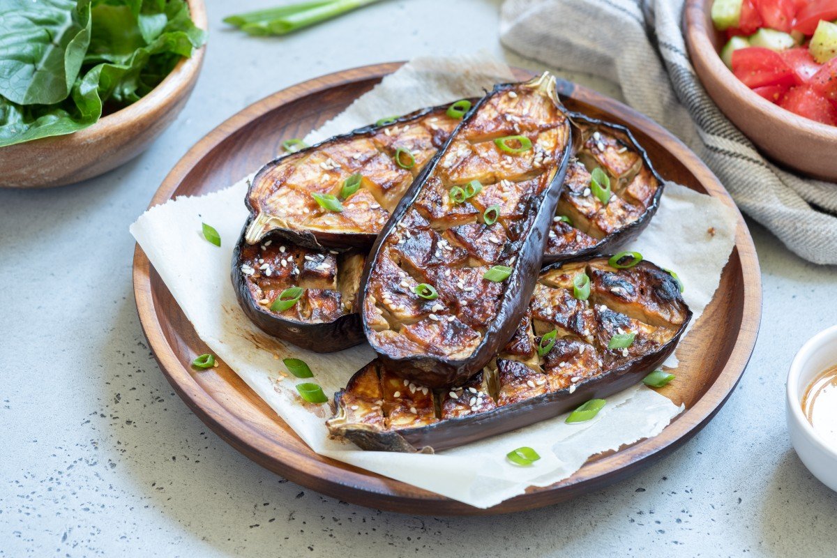 Рецепт баклажан бекон. Баклажан мисо. Баклажаны в глазури. Вкусняшки на гриле рецепты с фото.