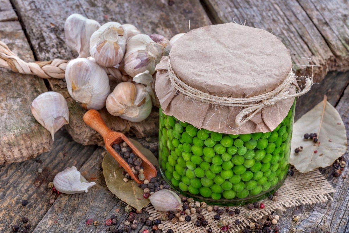 Консервированный зелёный горошек на зиму