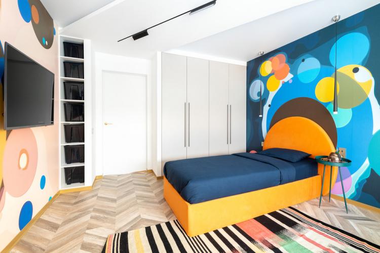 3х комнатная квартира «Современный абстракционизм» - дизайн интерьера