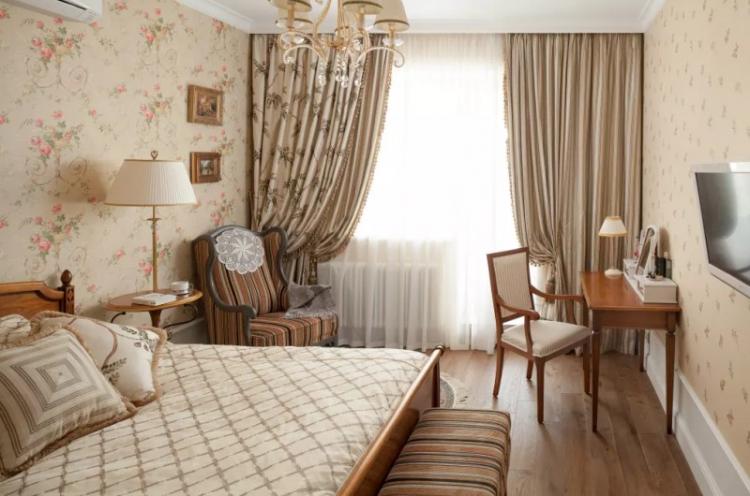 Спальня в английском стиле - Дизайн интерьера фото