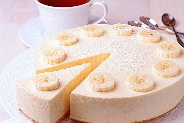 Банановый пирог с подсолнечным маслом