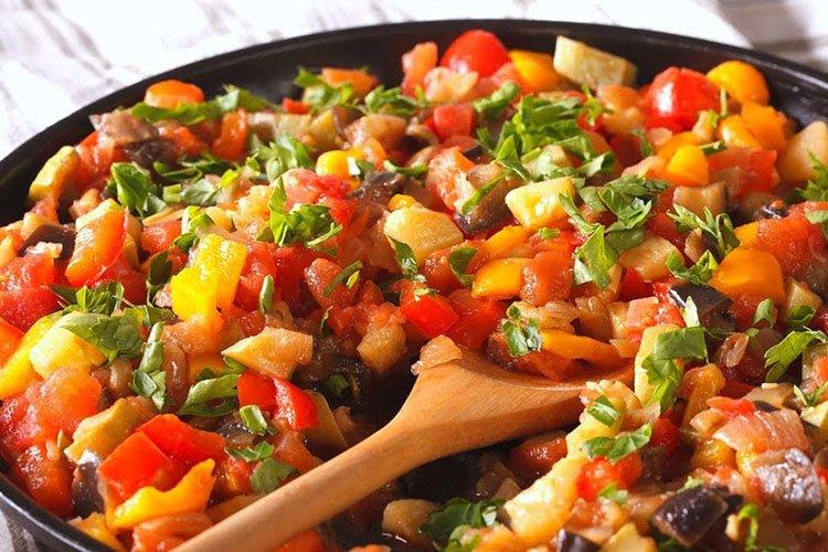 Рагу из овощей с кабачками - Блюда из кабачков рецепты