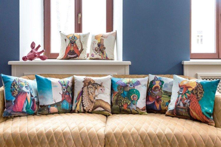 Декоративные подушки - Что подарить на новоселье