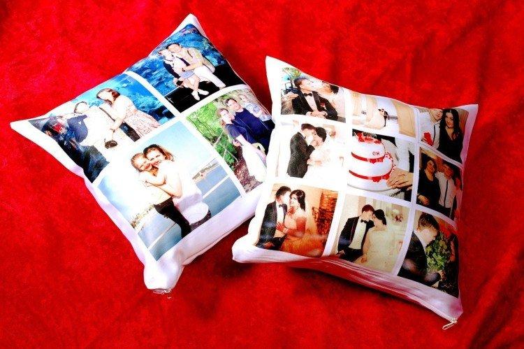 Диванная подушка с фотографией именинника - Что подарить парню на День рождения
