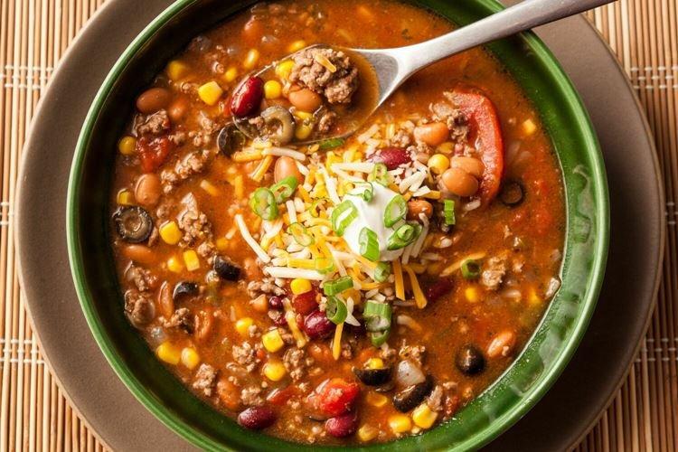 Мексиканский суп - Что приготовить из фарша