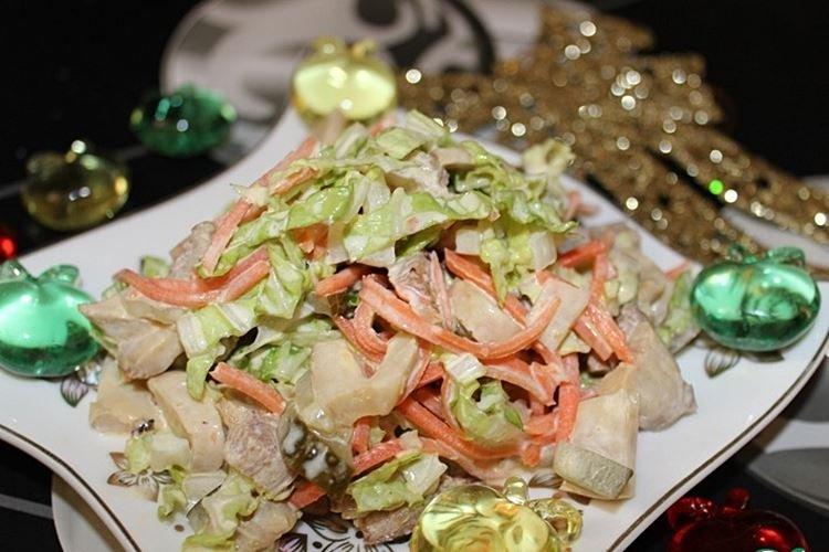 Новогодний салат со свининой - Что приготовить на Новый год 2021 рецепты