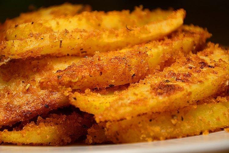 Картофель в панировке - Что приготовить на ужин быстро и вкусно