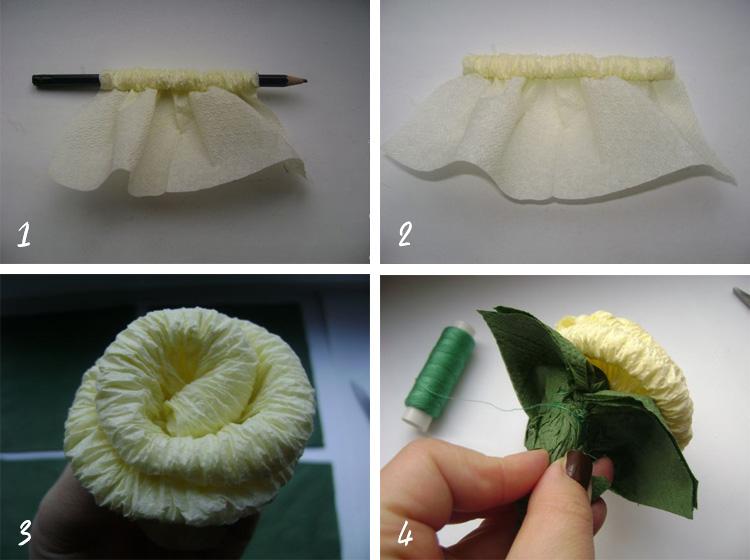 Оригинальное оригами или как сделать розу из бумажной салфетки?