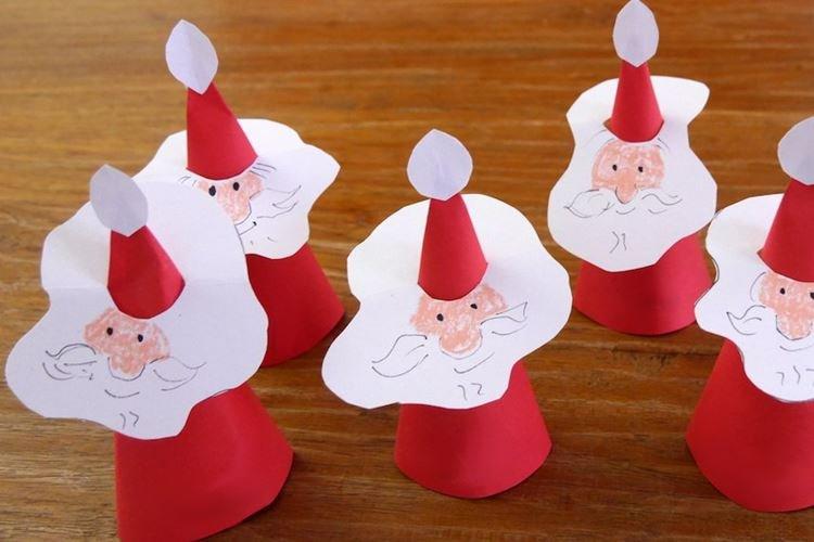 Дед Мороз из бумаги: 10 простых и красивых идей своими руками