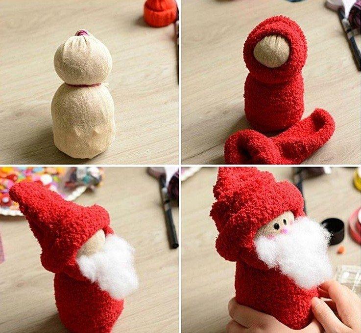 Дед Мороз из носков своими руками