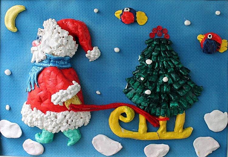 Дед Мороз своими руками в детский сад и школу - фото и идеи