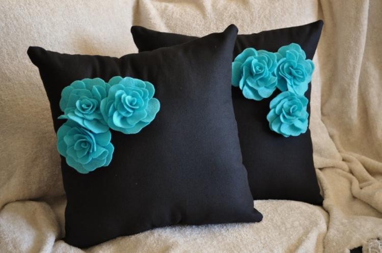 Подушка с розой — Схемы и идеи декоративных подушек своими руками