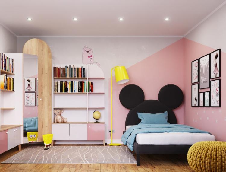 Интерьер детской комнаты «Minnie Mouse»