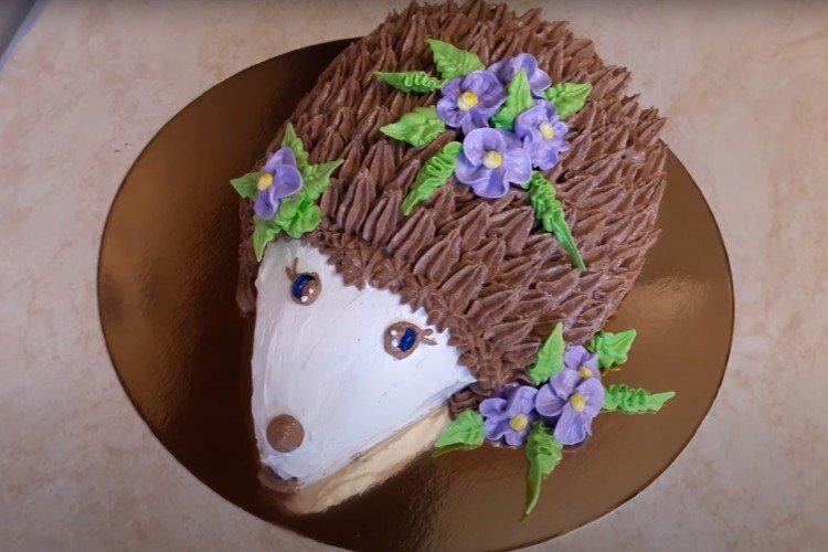 Детский торт Ежик своими руками - рецепт пошагово с фото