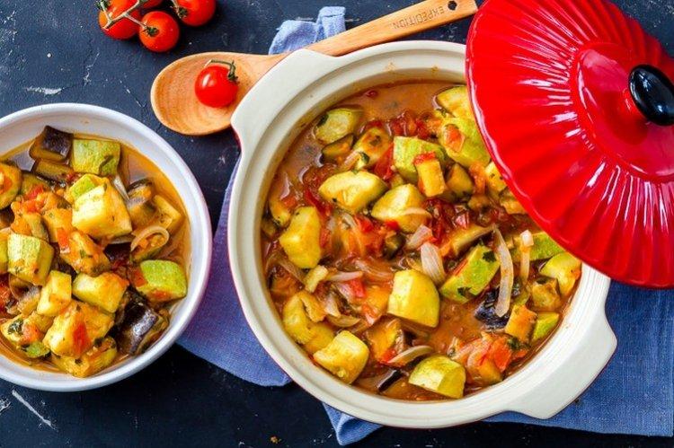Как приготовить овощи в духовке при диете
