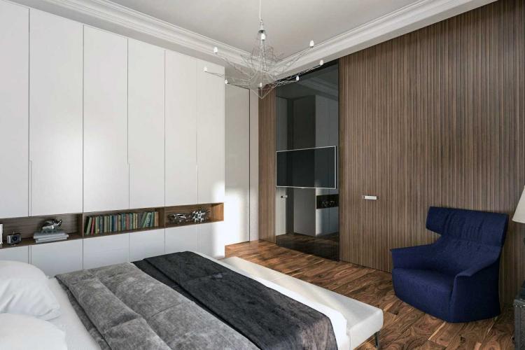 Дизайн интерьера спальни - фото