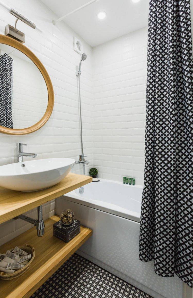 Ванная комната в скандинавском стиле - дизайн интерьера фото