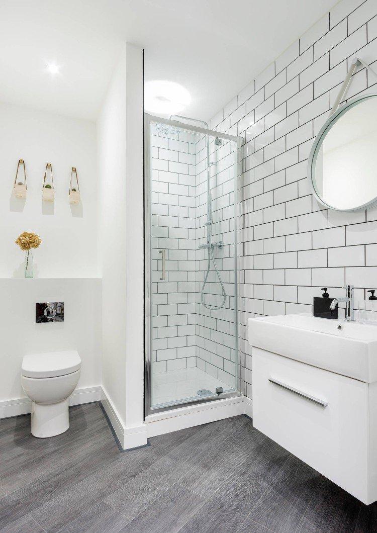 Ванная комната в скандинавском стиле - дизайн интерьера фото