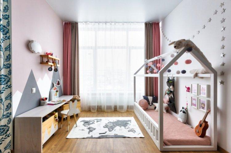 Детская комната в скандинавском стиле - дизайн интерьера фото