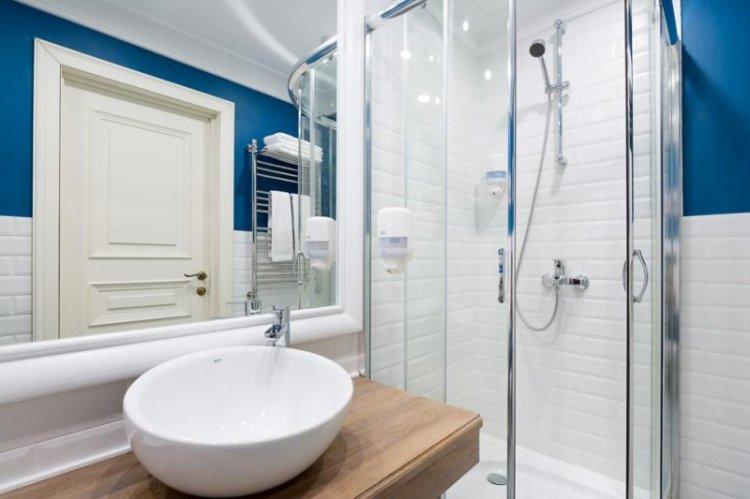Ванная комната в стиле контемпорари - дизайн интерьера фото