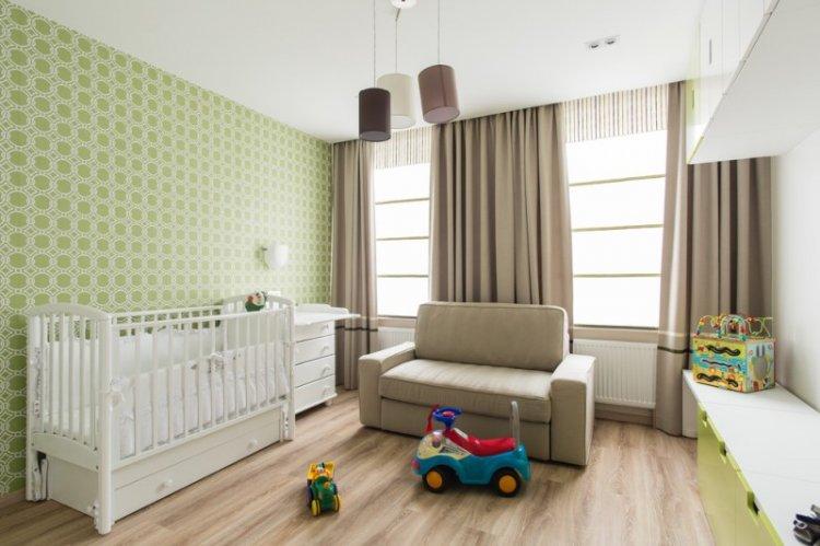 Детская комната в стиле контемпорари - дизайн интерьера фото