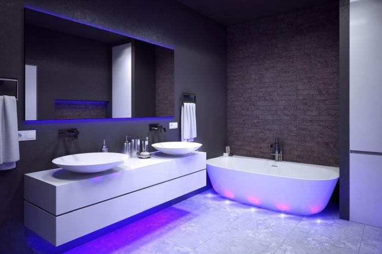 Ванная комната в стиле хай-тек - Дизайн интерьера