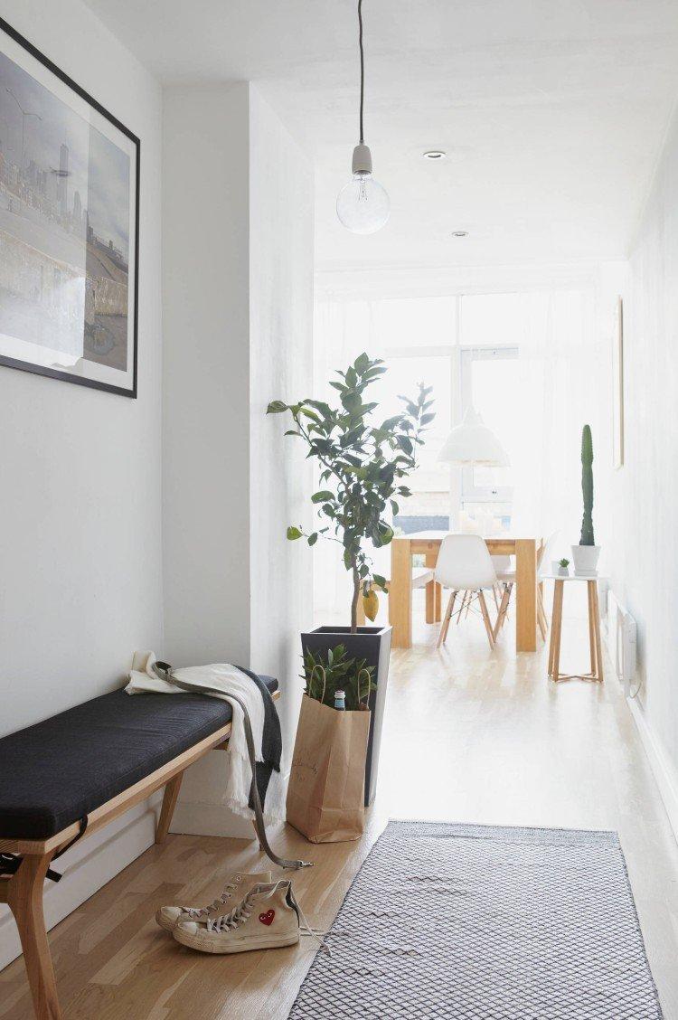 Коридор в скандинавском стиле в квартире - Дизайн интерьера