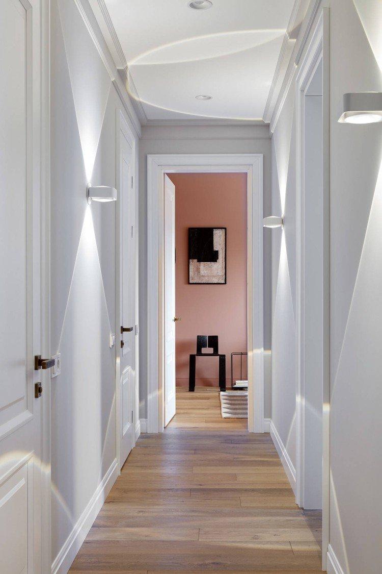 Дизайн узкого коридора в квартире - фото