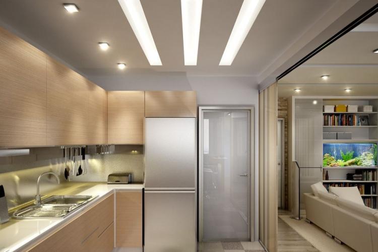 Освещение - Дизайн кухни 11 кв.м.