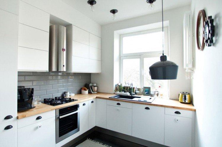 Кухня 2 на 3 в скандинавском стиле - Дизайн интерьера