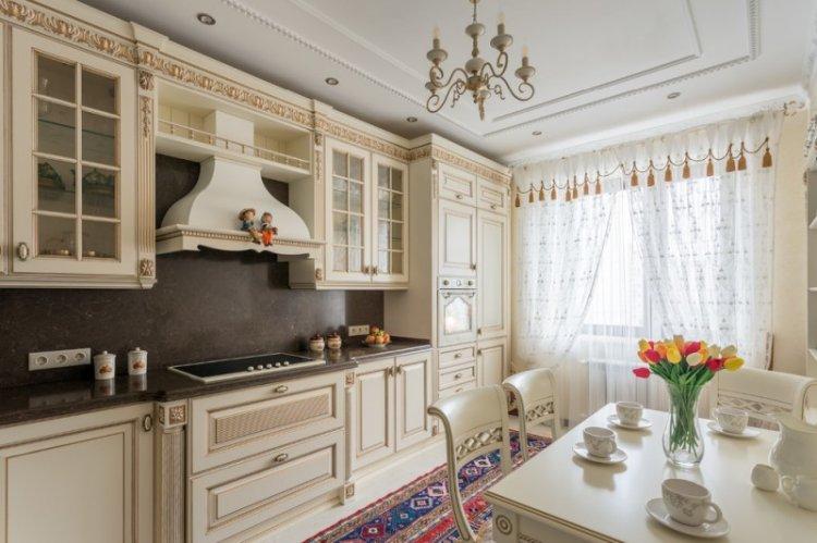 Кухня 20 кв.м. в классическом стиле - Дизайн интерьера