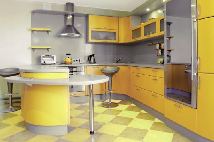 Кухня в желтом цвете - Цветовые решения для кухни 2019
