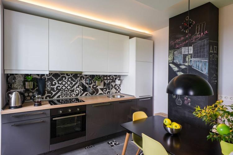 Дизайн интерьера кухни 9 кв.м. - фото реальных интерьеров