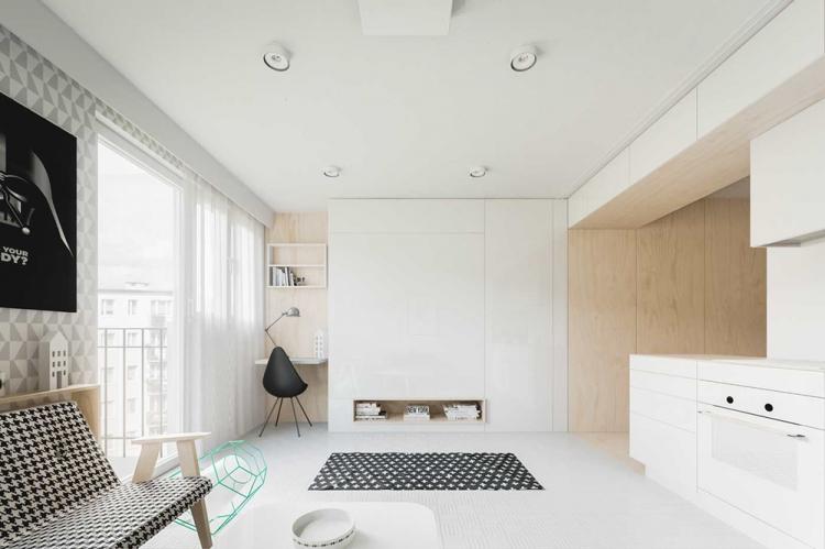 Квартира 30 кв.м. в стиле минимализм - Дизайн интерьера