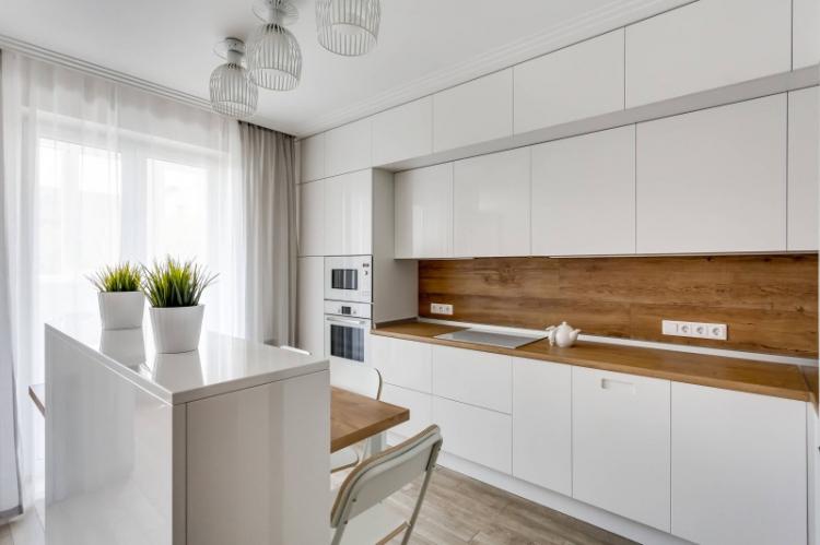 Кухня - Дизайн квартиры в стиле минимализм