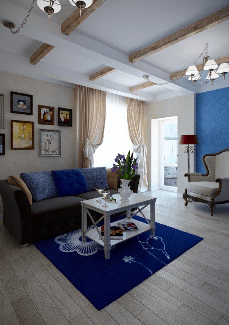 Яркий прованс в двухкомнатной квартире - Дизайн квартиры в стиле прованс