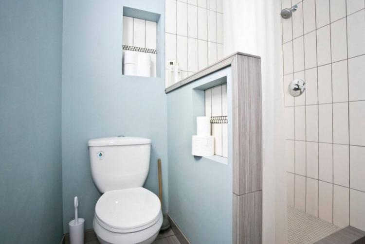 Перепланировка за счет коридора - Дизайн маленького туалета