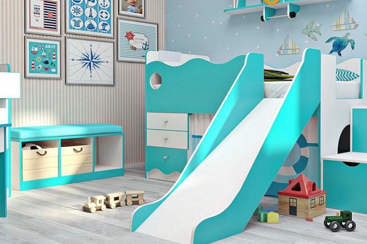 Установи кровать-чердак - Дизайн маленькой детской