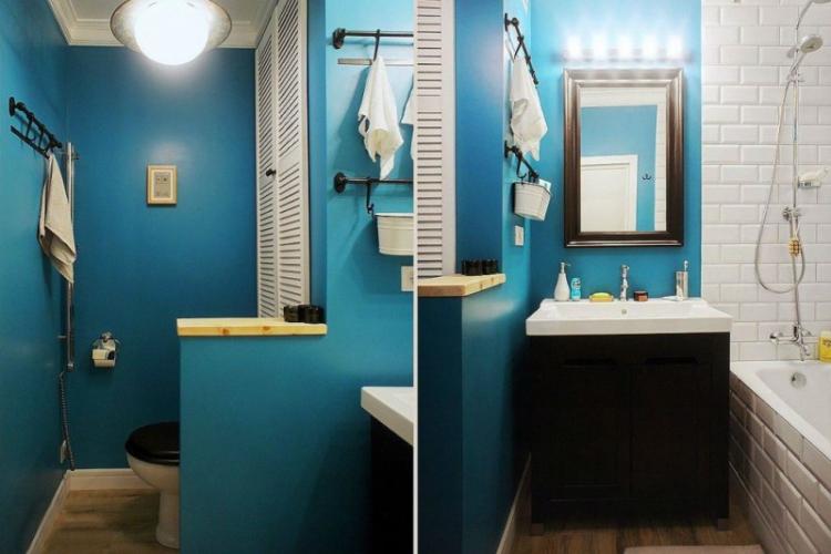 Особое внимание освещению - Дизайн маленькой ванной комнаты