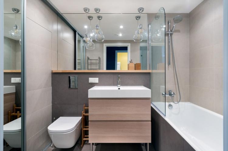 Дизайн маленькой ванной комнаты - фото реальных интерьеров