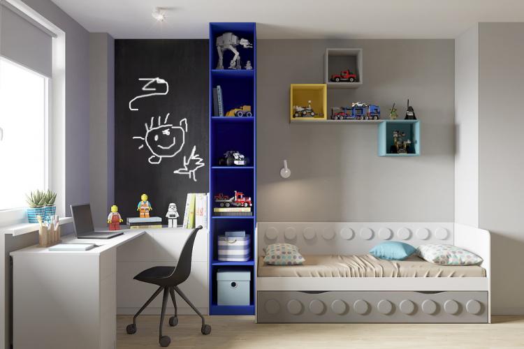Дизайн-проект детской комнаты для мальчика