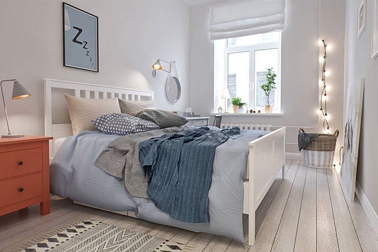 Дизайн спальни 2021 в скандинавском стиле