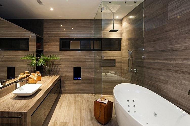 Дизайн ванной комнаты 2021 - фото реальных интерьеров