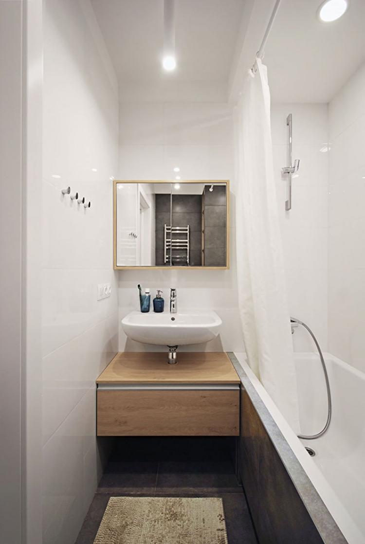 Дизайн интерьера ванной комнаты 3 кв.м. - фото реальных интерьеров