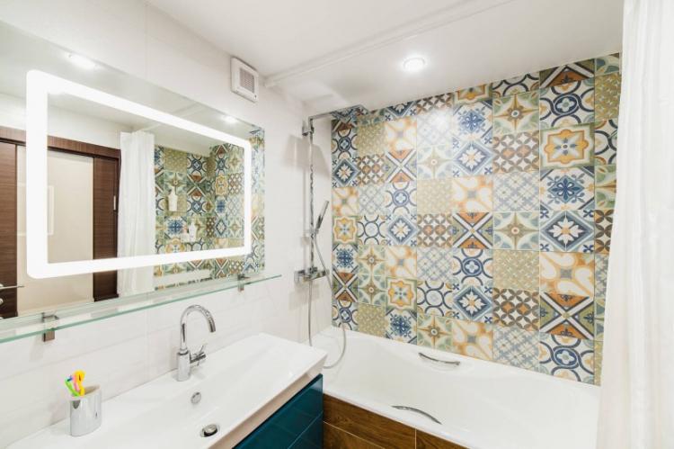 Зеркала - Дизайн ванной комнаты 4 кв.м.