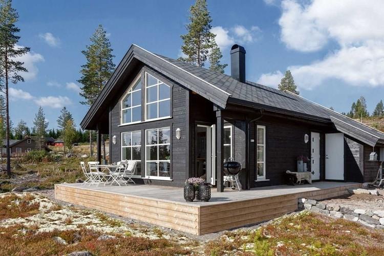 Проекты домов в скандинавском стиле из газобетона