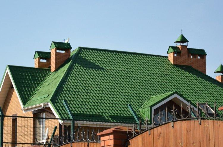 Крыша дома в скандинавском стиле
