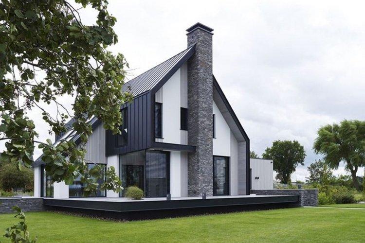 Дом в скандинавском стиле из блоков - проекты и фото
